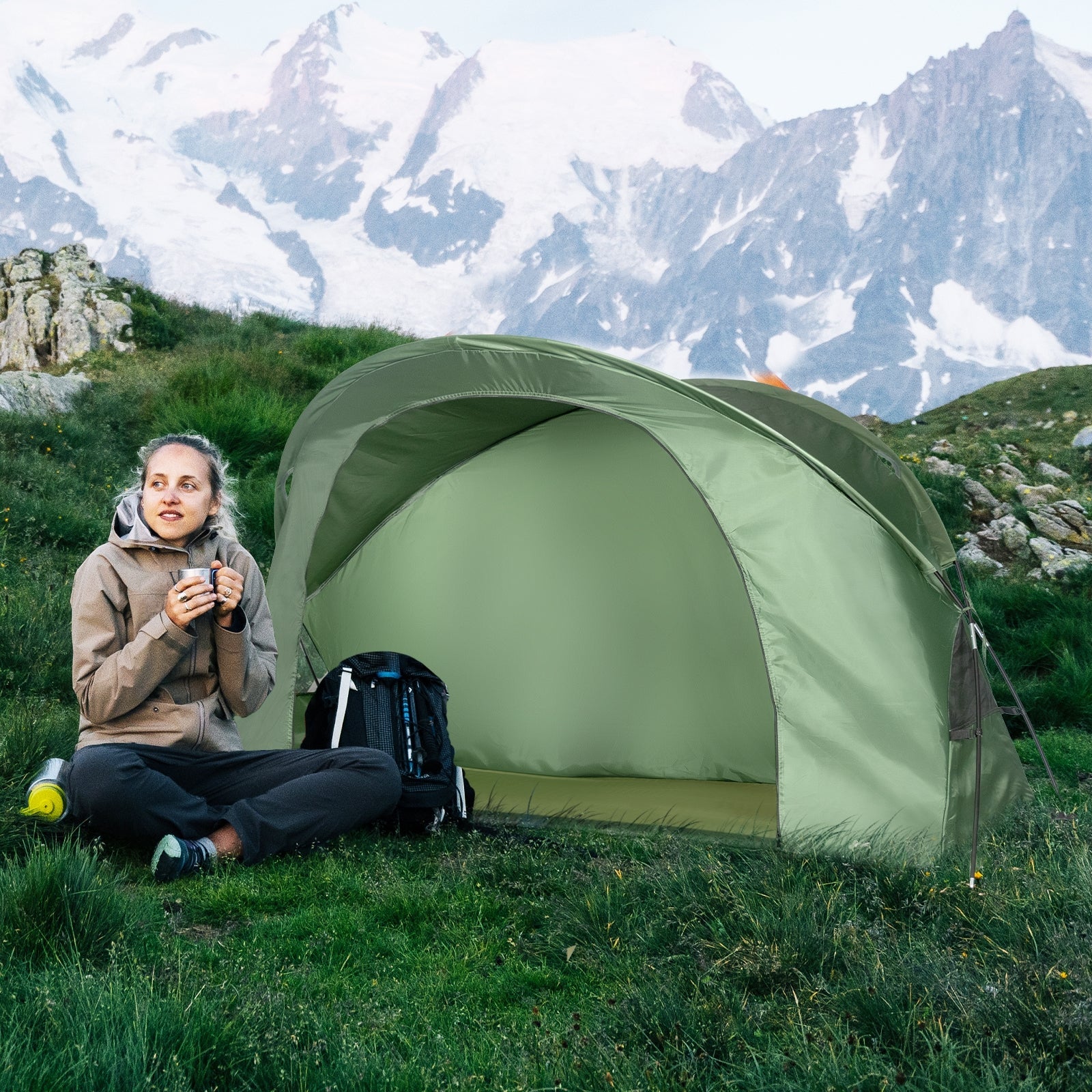 Cot Elevated Compact Tent Set