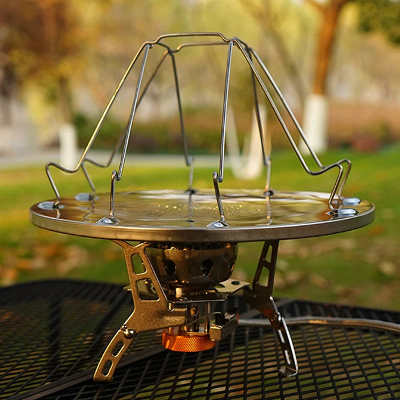 Simple Portable Stainless Steel Toast Rack Outdoor Camping Toaster F