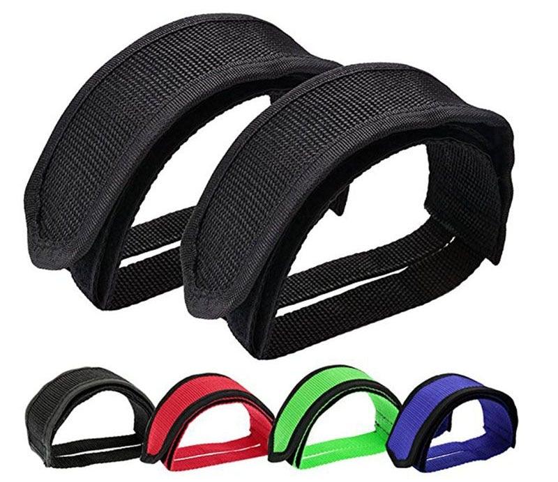 1pair Nylon Bicycle Pedal Straps Toe Clip Foot Strap Belt