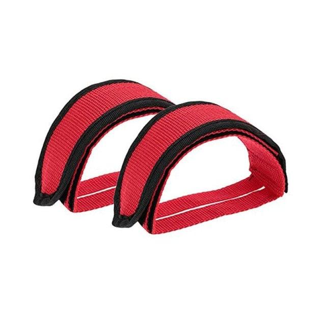 1pair Nylon Bicycle Pedal Straps Toe Clip Foot Strap Belt