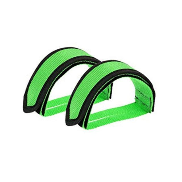 1pair Nylon Bicycle Pedal Straps Toe Clip Foot Strap Belt