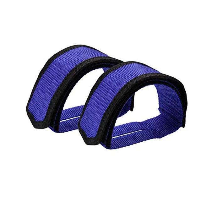1pair Nylon Bicycle Pedal Straps Toe Clip Foot Strap Belt