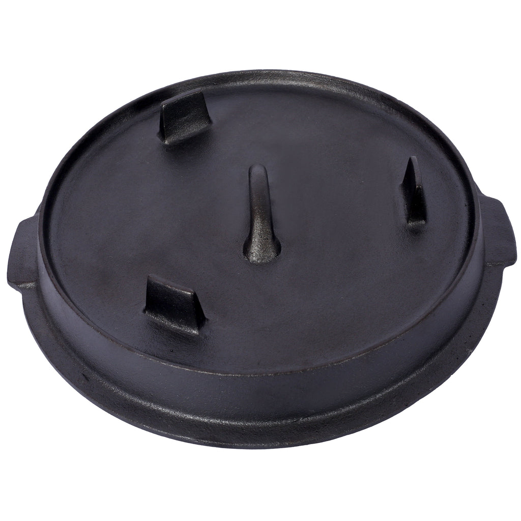 pre-Seasoned Cast Iron Dutch Oven With Skillet Lid 12 Quart