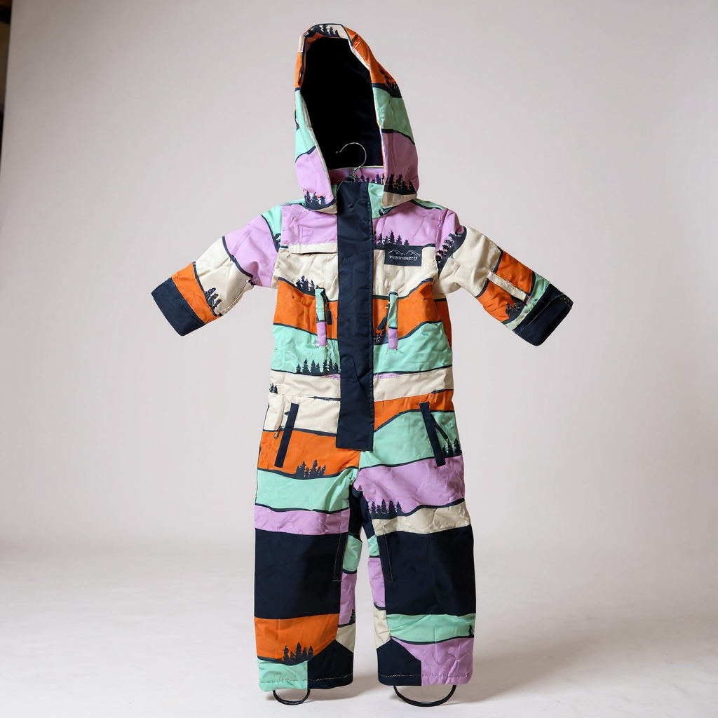 Colorful Hills Kids Waterproof Snowsuit