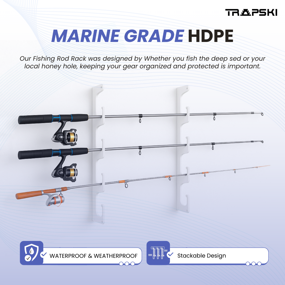 Fishing Rod Rack | Wall or Ceiling Mounted