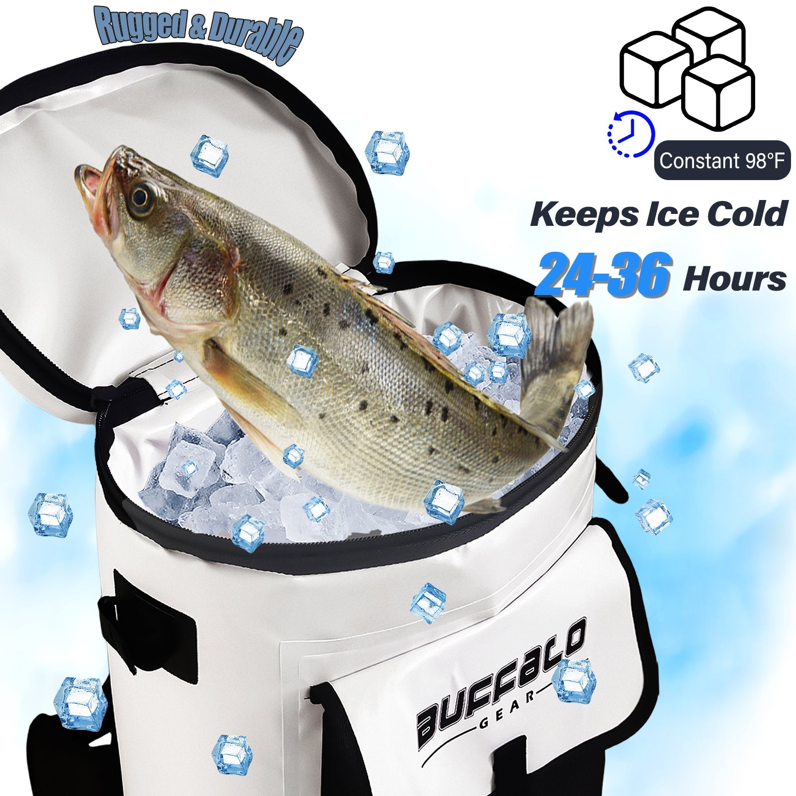 31QT Fish Cooler Backpack