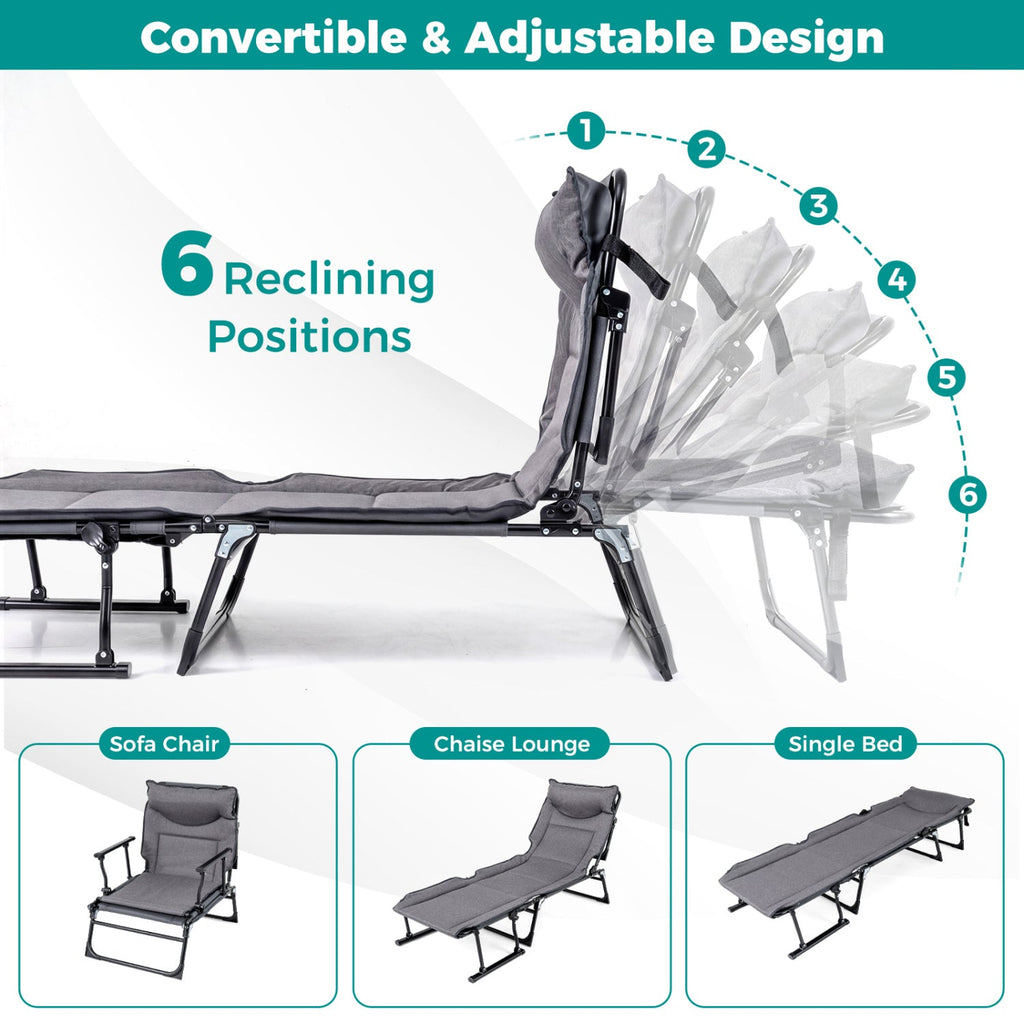 3 in 1 Folding Camping Cot