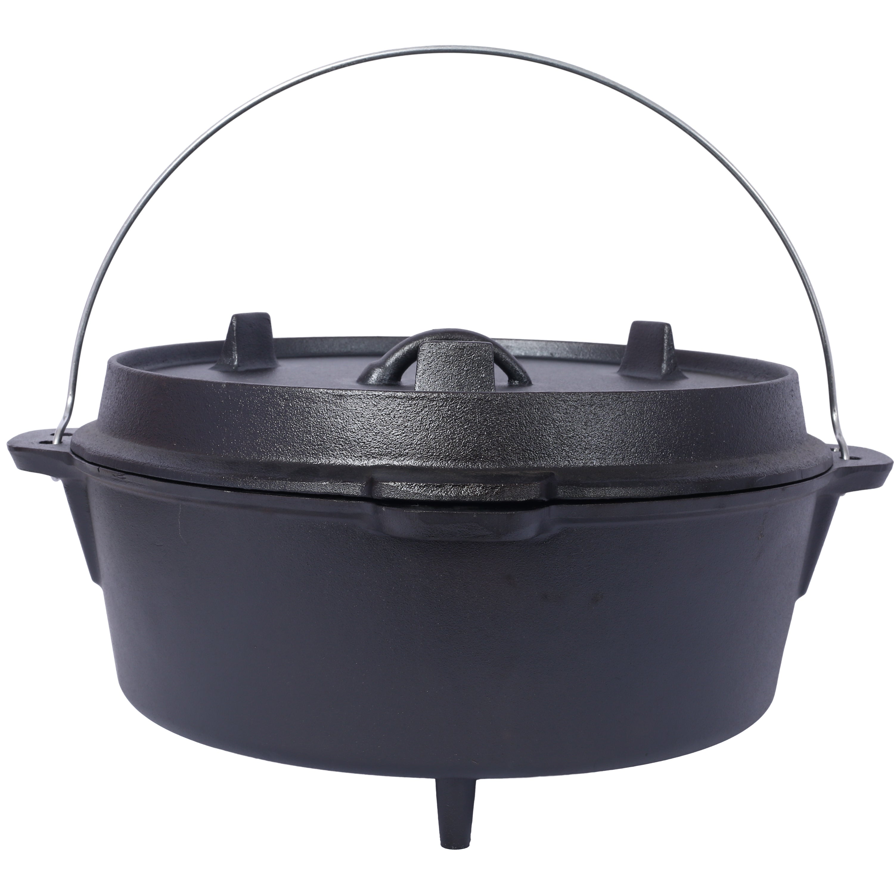 pre-Seasoned Cast Iron Dutch Oven With Skillet Lid 12 Quart