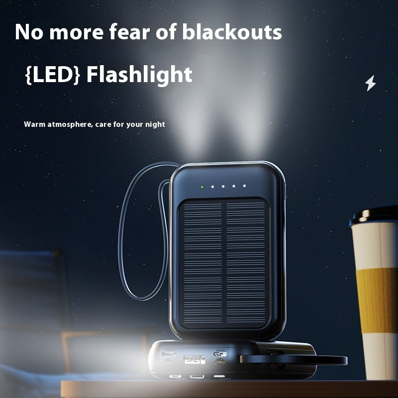 Solar Charging Unit With Cable