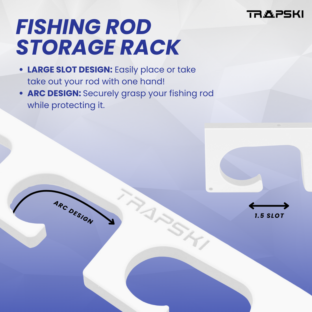 Fishing Rod Rack | Wall or Ceiling Mounted