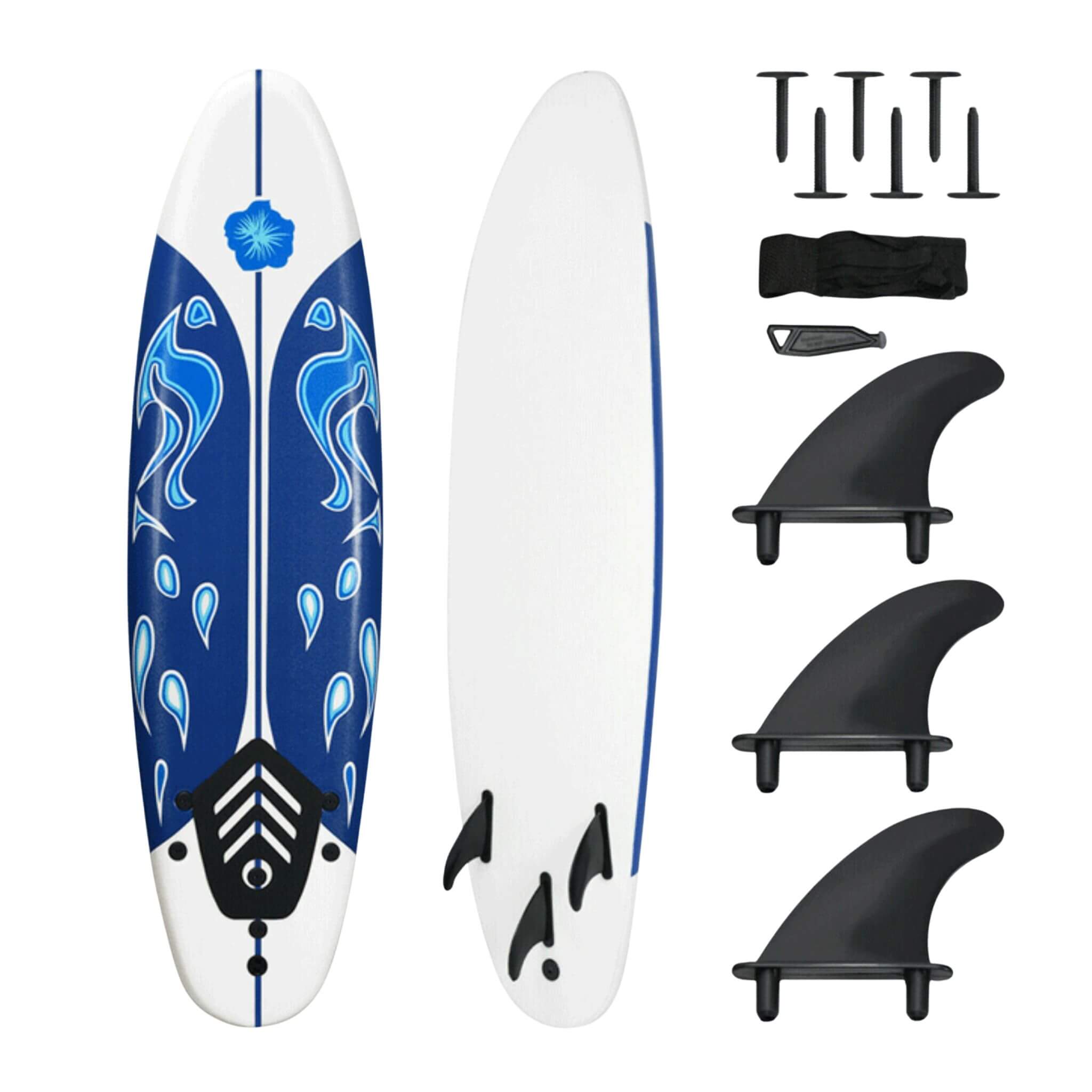 6FT Inflatable  Stand Up Paddle SUP Surfboard