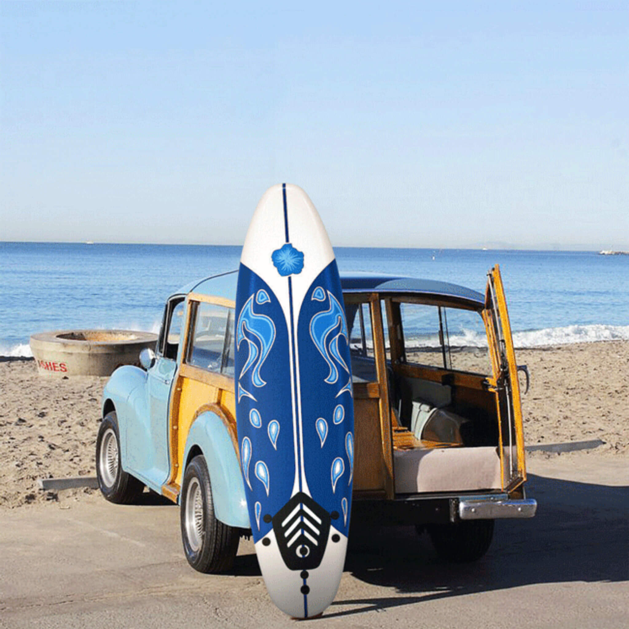 6FT Inflatable  Stand Up Paddle SUP Surfboard