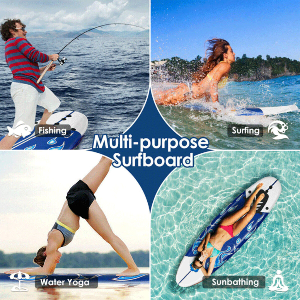 6FT Inflatable  Stand Up Paddle SUP Surfboard