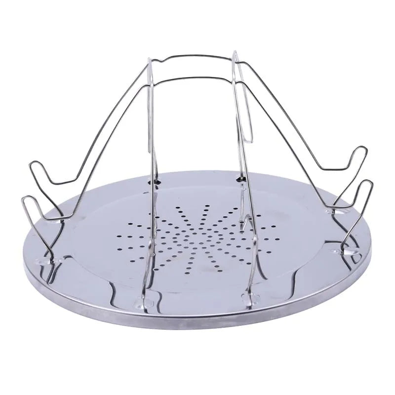 Simple Portable Stainless Steel Toast Rack Outdoor Camping Toaster F