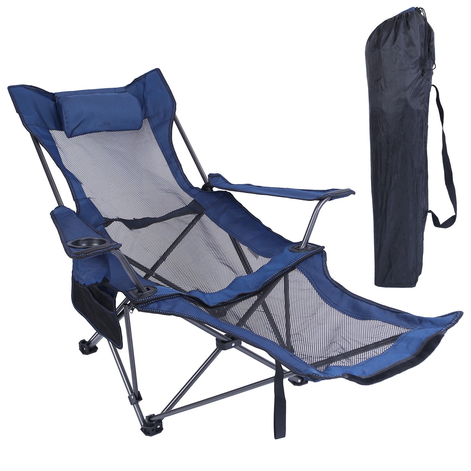 Foldable Camping Chair 330LBS Load