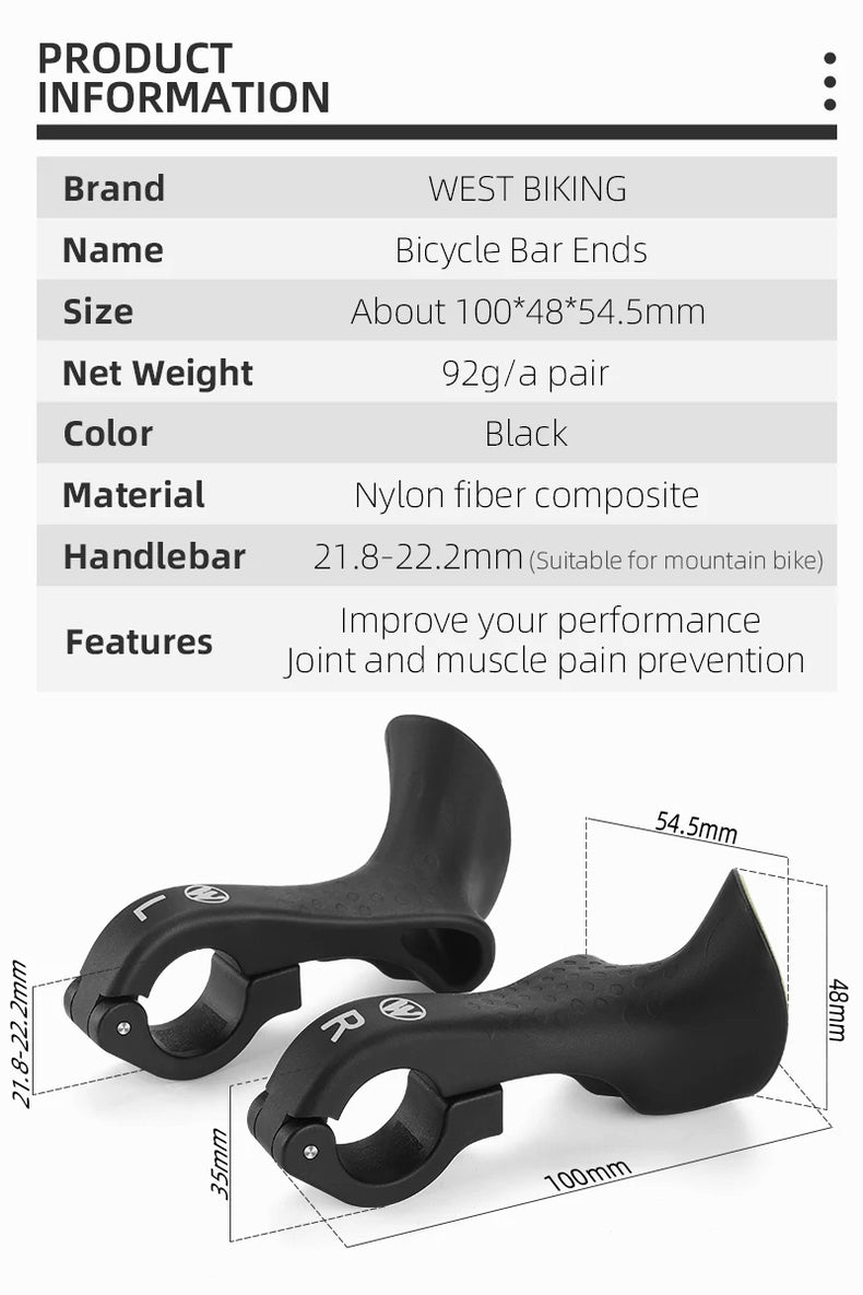 Ergonomic Design MTB Bicycle Road Gravel Mountain Bike Handlebar