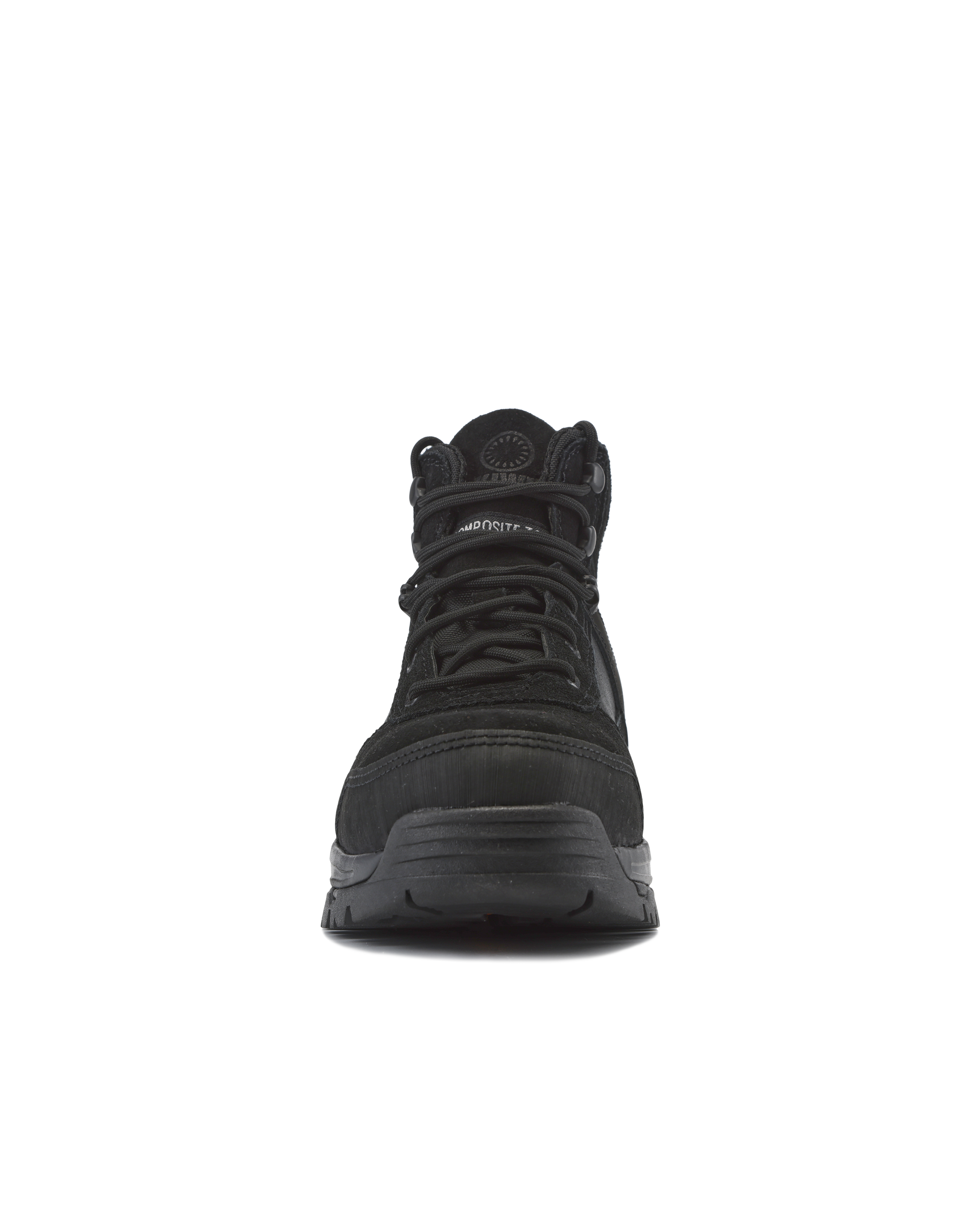 Kiwi Trek Black Suede/Nylon 5" Composite Toe Water Resistant Work Boots