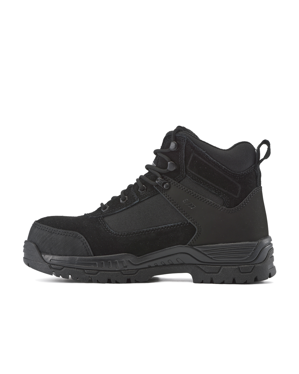 Kiwi Trek Black Suede/Nylon 5" Composite Toe Water Resistant Work Boots