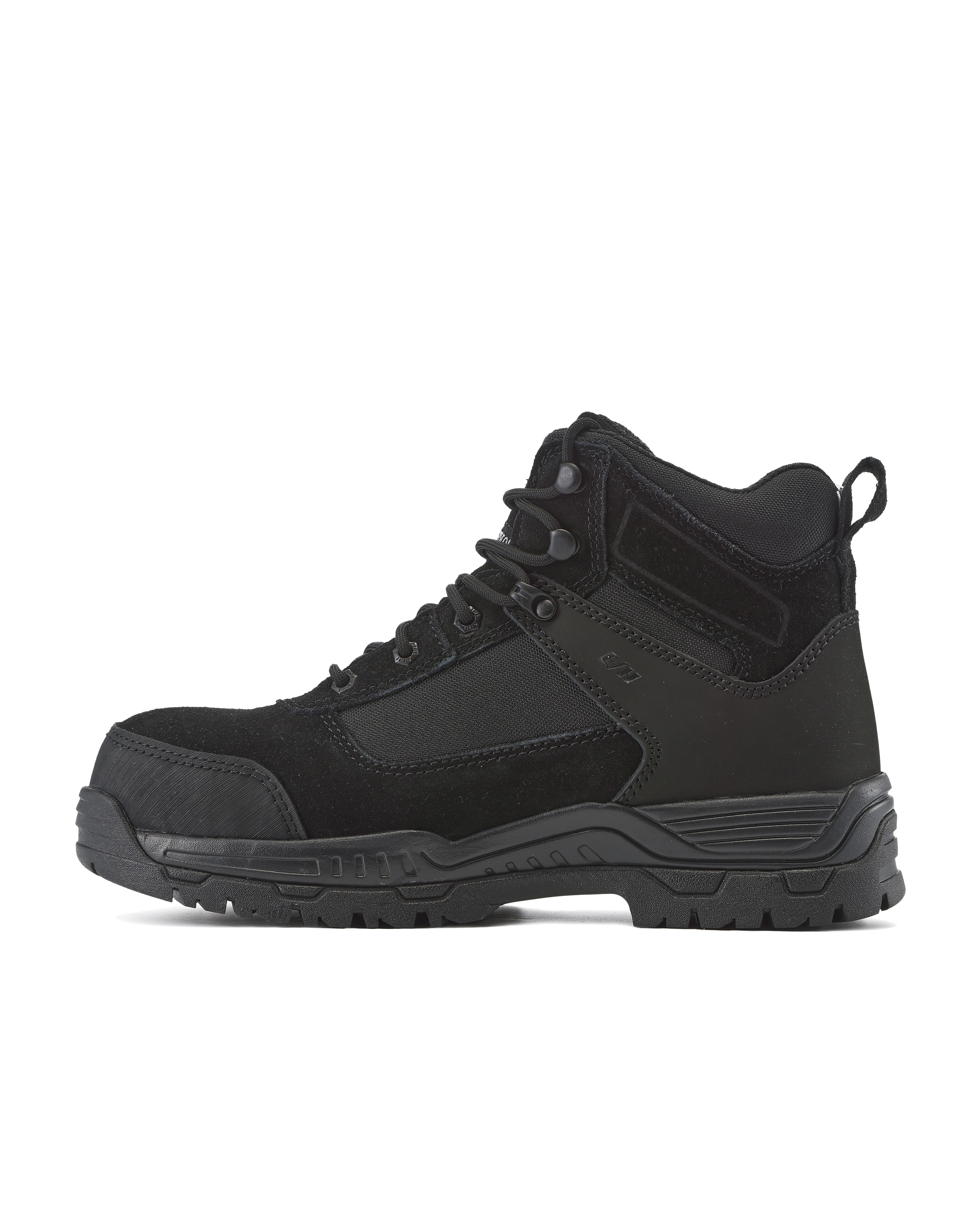 Kiwi Trek Black Suede/Nylon 5" Composite Toe Water Resistant Work Boots