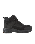 Kiwi Trek Black Suede/Nylon 5" Composite Toe Water Resistant Work Boots