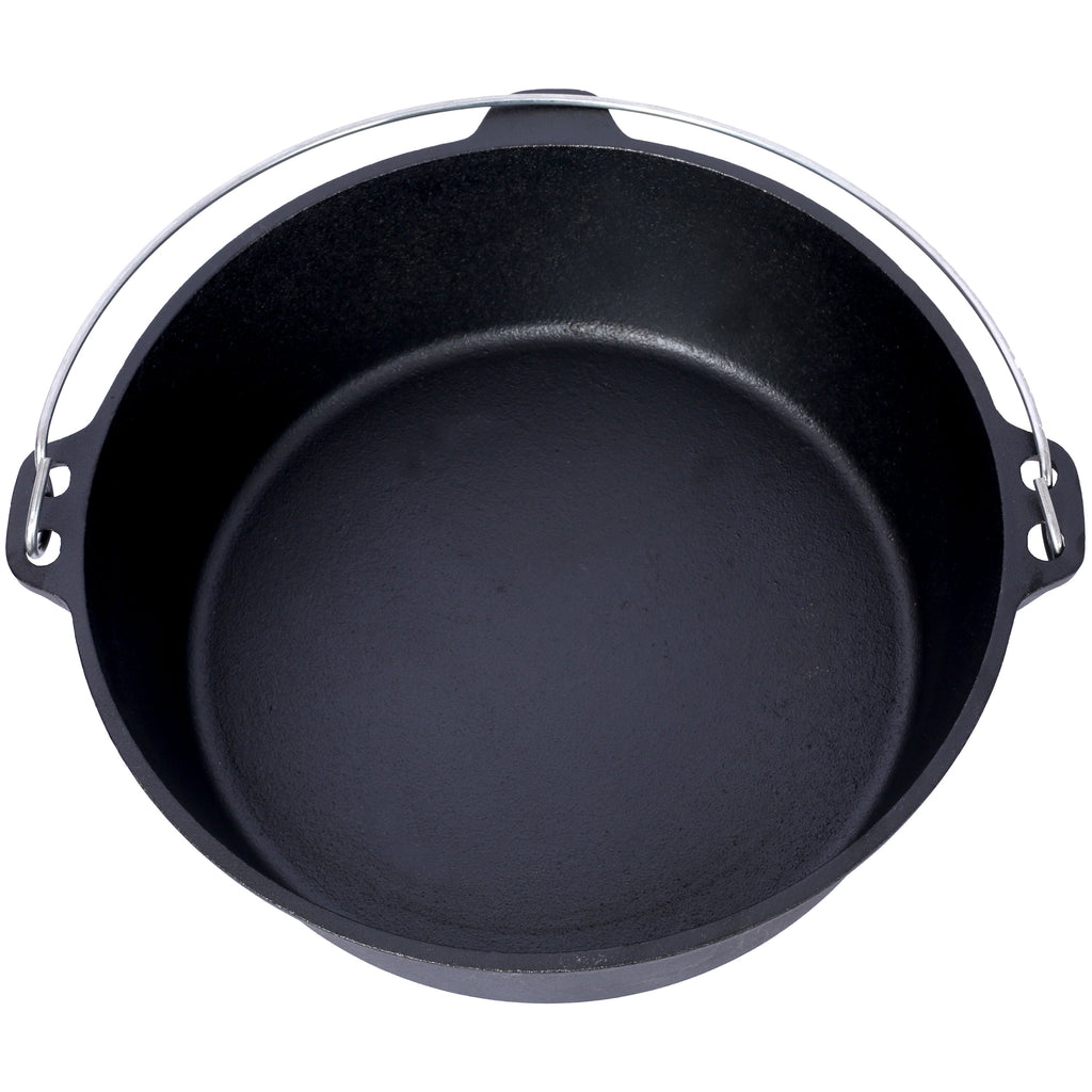 pre-Seasoned Cast Iron Dutch Oven With Skillet Lid 12 Quart