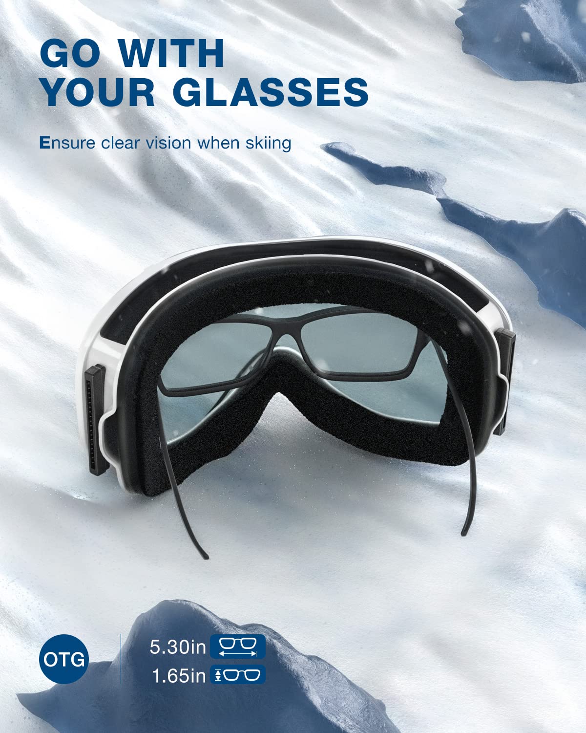ZIONOR Lagopus Ski Snowboard Goggles