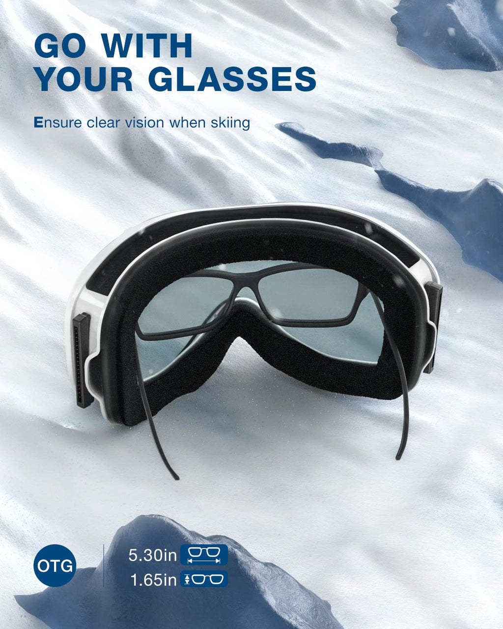 ZIONOR Lagopus Ski Snowboard Goggles
