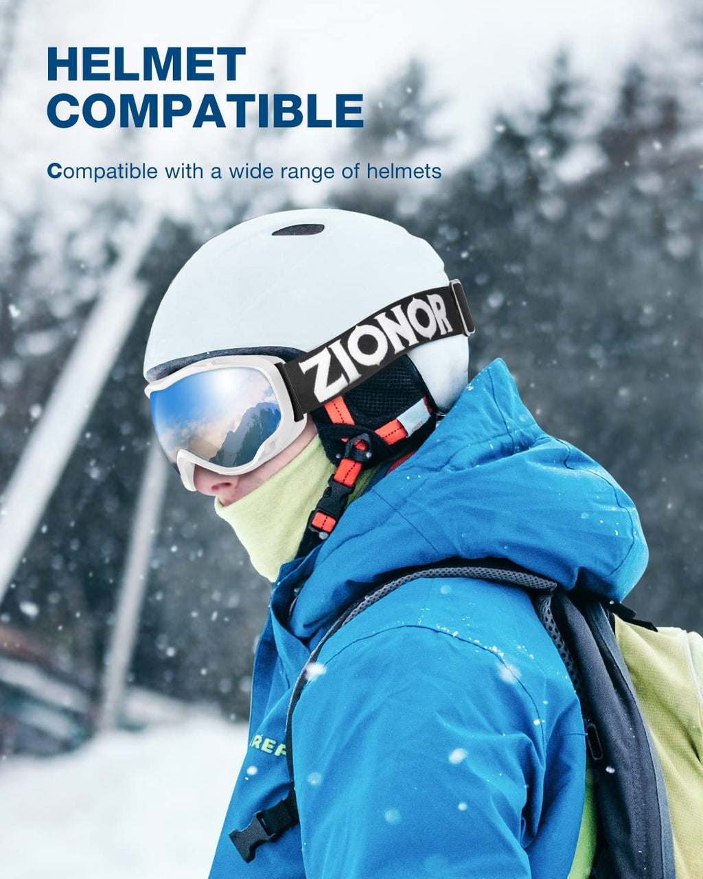 ZIONOR Lagopus Ski Snowboard Goggles