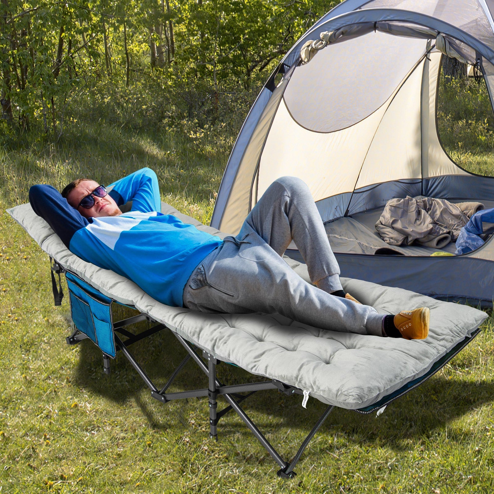 75 x 27.5 Inch Camping Cot Pads