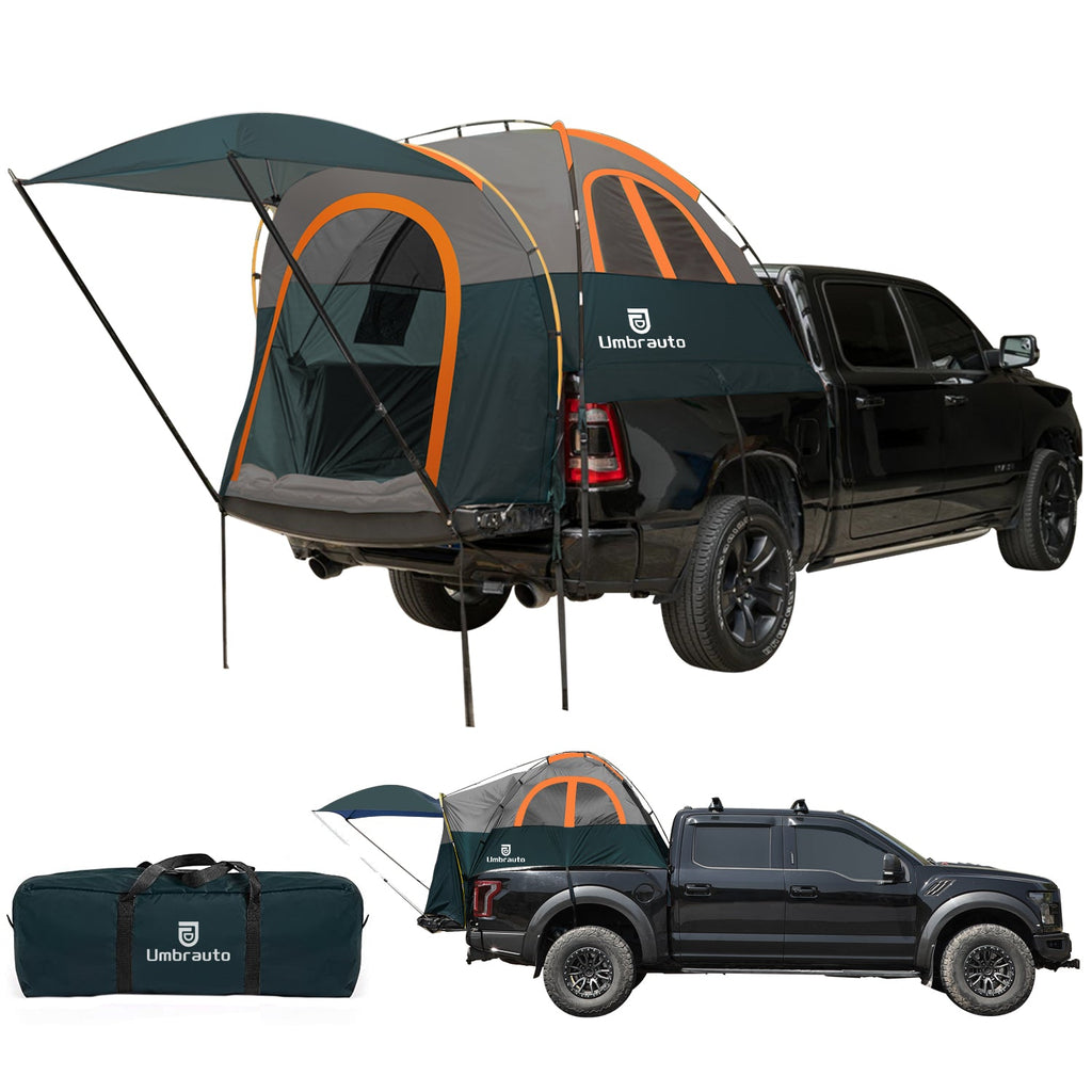 Umbrauto Truck Bed Tent with Awning,Fits 6.4-6.7 ft Truck Beds