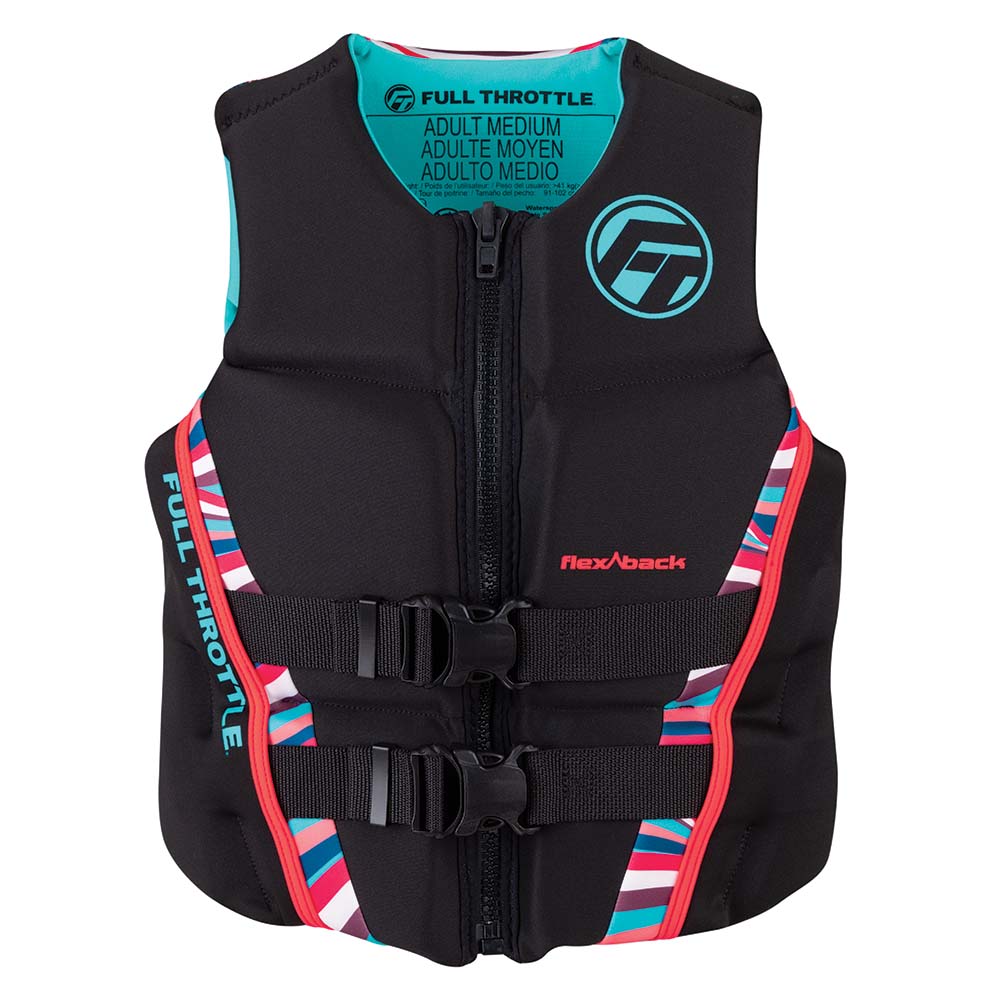Full Throttle Womens Rapid-Dry Flex-Back Life Jacket