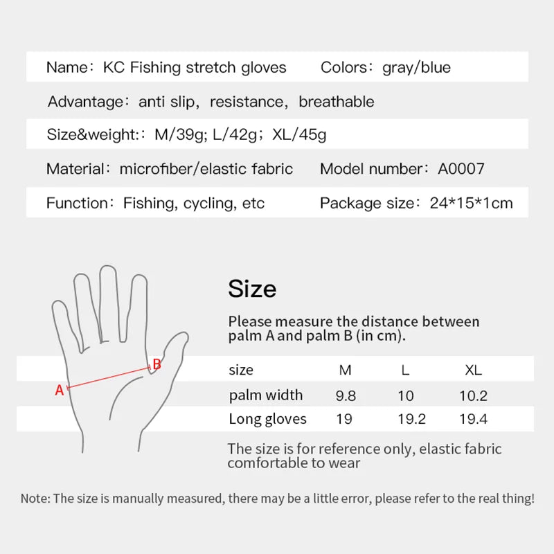 Fishing Gloves Men Women
