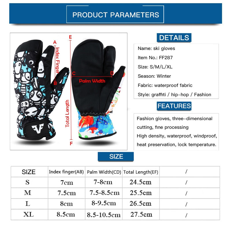 Snowboarding Ski Gloves