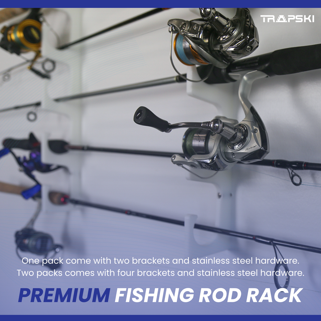 Fishing Rod Rack | Wall or Ceiling Mounted