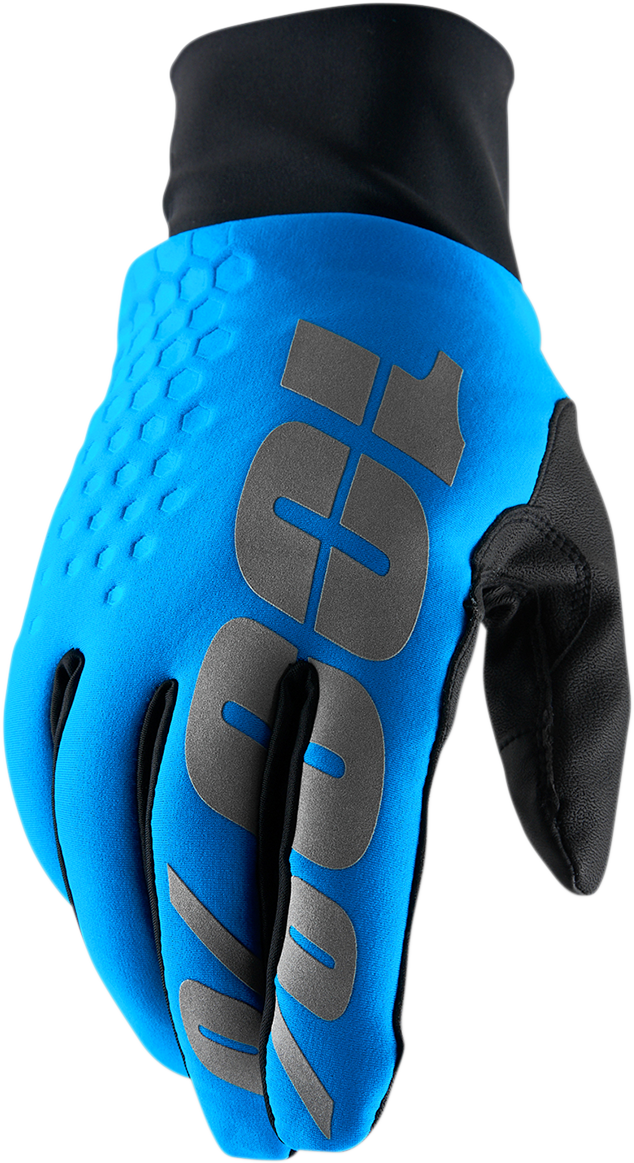 100% Hydromatic Brisker Gloves - Blue - XL