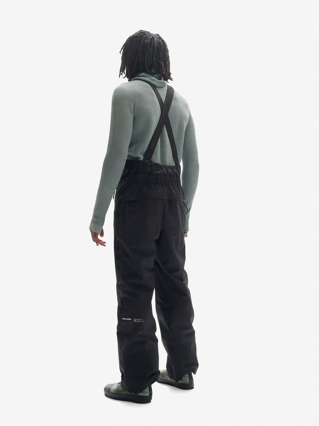 2 Layers Powder Bib - Black