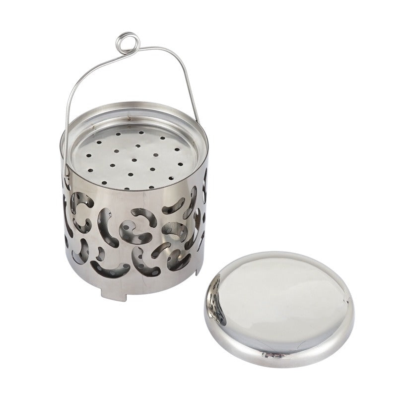 Outdoor mini stainless steel heating stove
