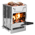 Portable Folding Charcoal Stove - Ideal for Camping & Hiking