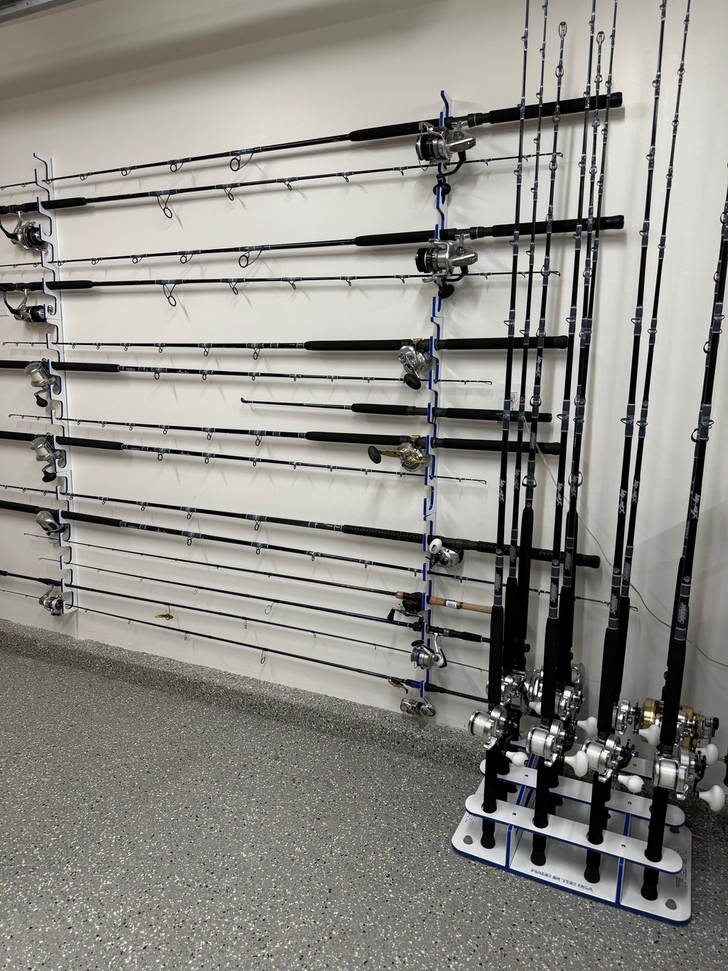 Premium Fishing Rod Racks | Wall or Ceiling or Boat Mounted