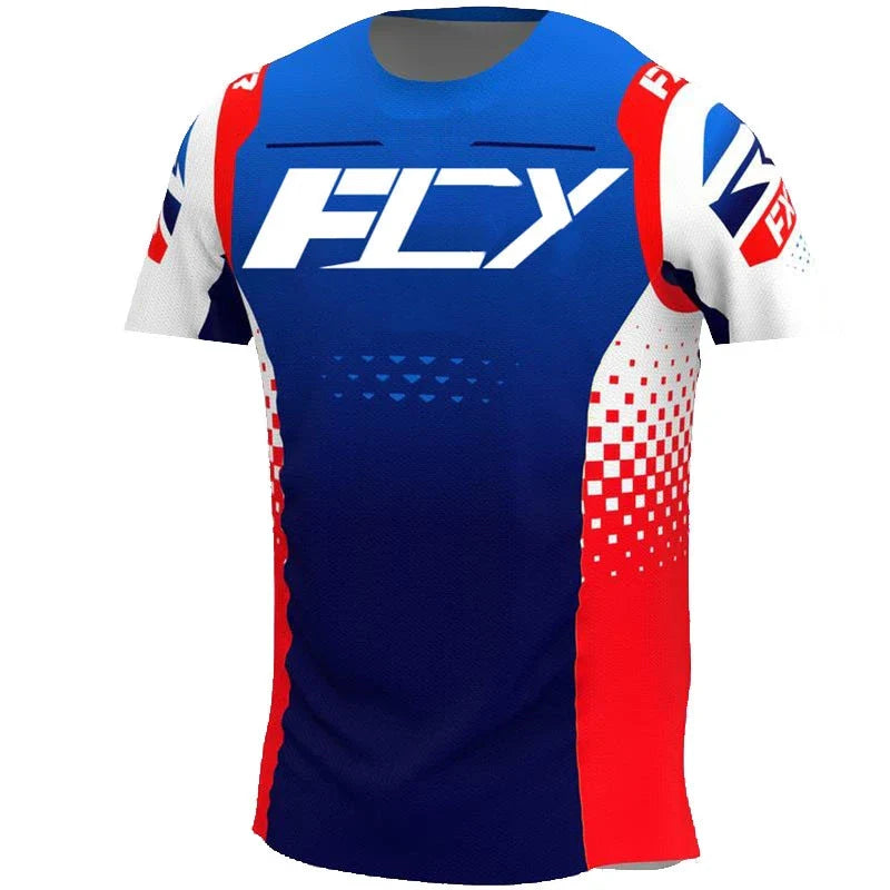 Mountain Bike Downhill Jerseys MTB Bike Shirts Short Sleeves
