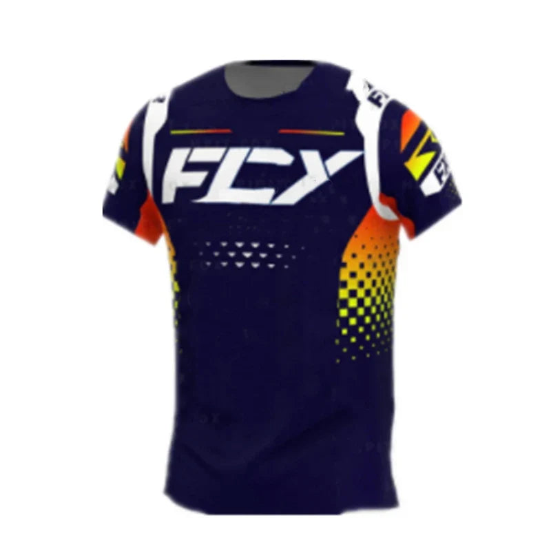 Mountain Bike Downhill Jerseys MTB Bike Shirts Short Sleeves