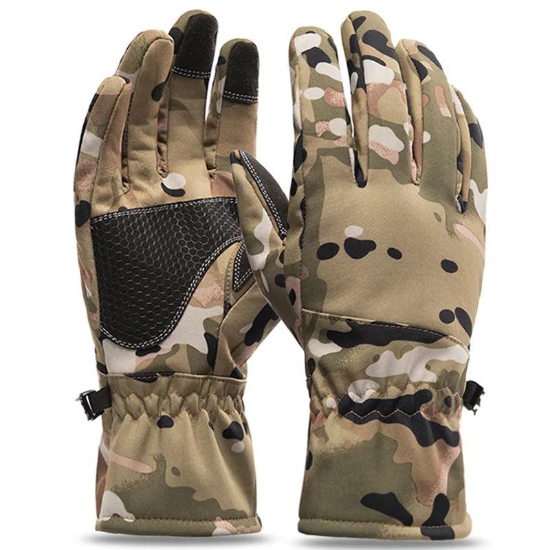 Men Women Winter Tactics Outdoors Camouflage d Ski Gloves