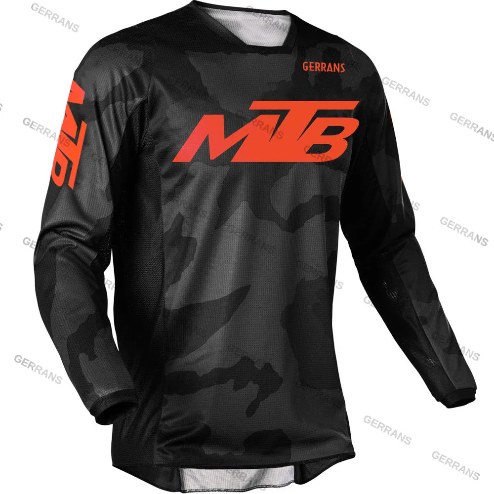 MTB Jerseys  Mountain Bike MTB Shirts Offroad Long sleeve