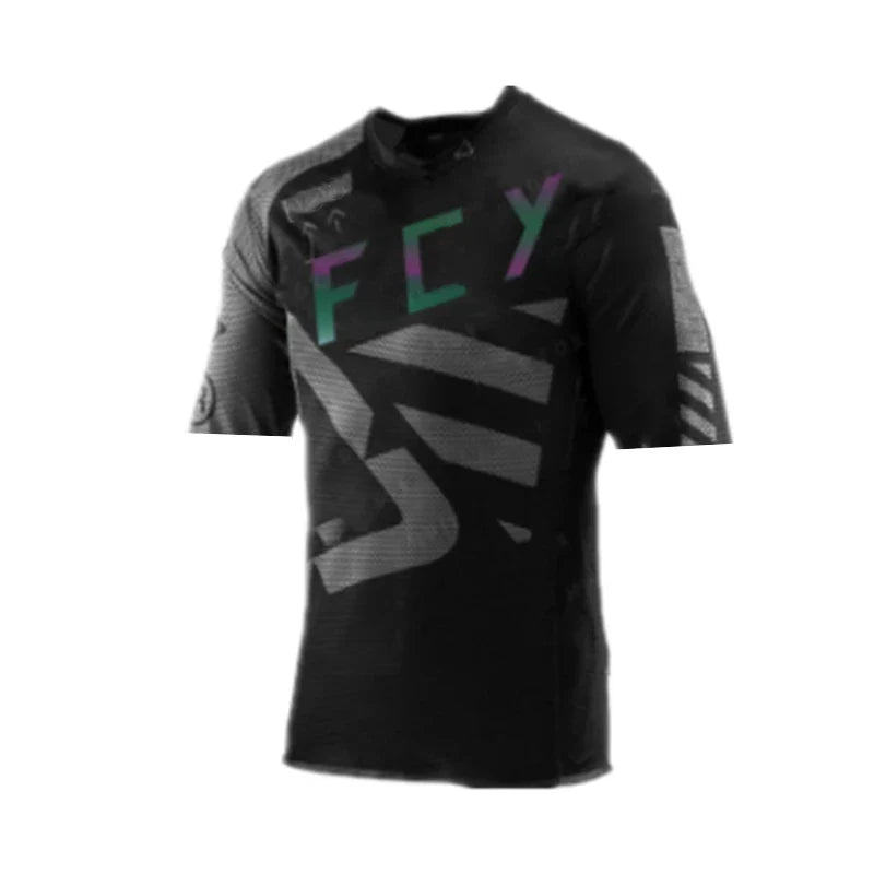 Mountain Bike Downhill Jerseys MTB Bike Shirts Short Sleeves