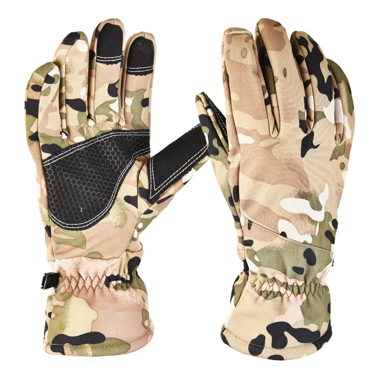 Men Women Winter Tactics Outdoors Camouflage d Ski Gloves