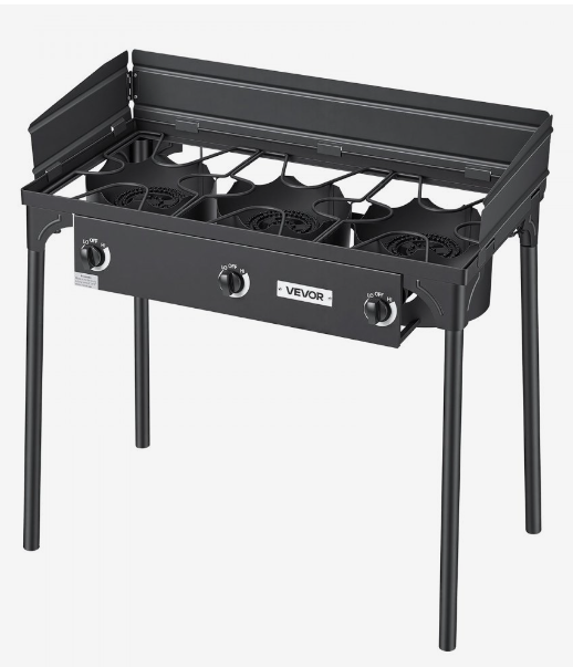 3 Burner Outdoor Propane Gas Stove