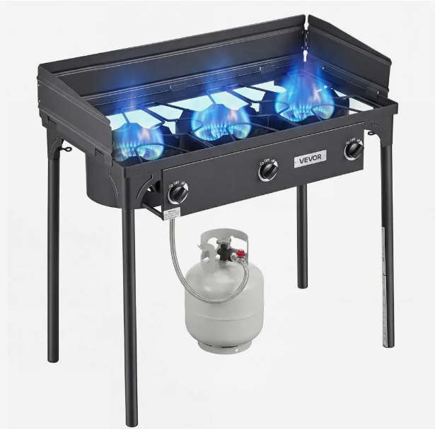 3 Burner Outdoor Propane Gas Stove