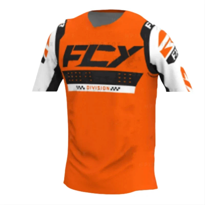 Mountain Bike Downhill Jerseys MTB Bike Shirts Short Sleeves