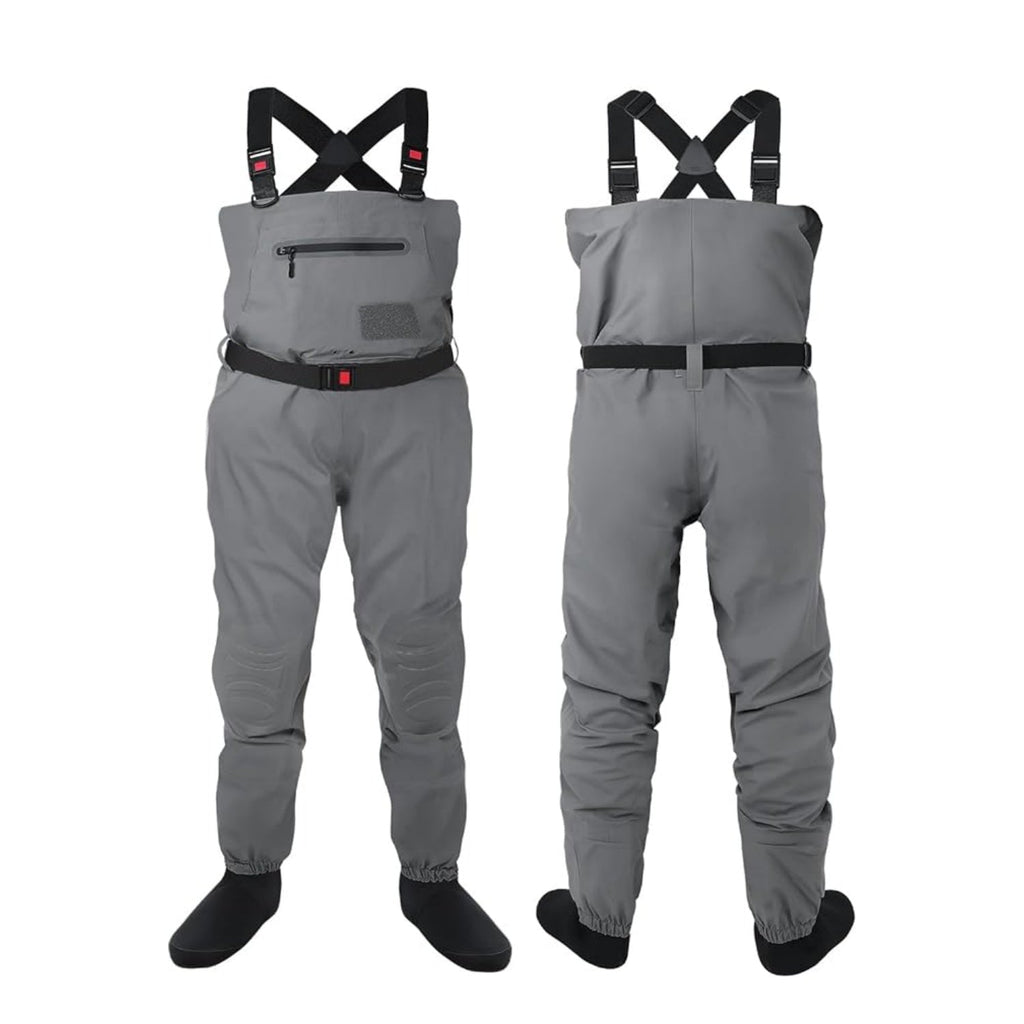 DikaSun Breathable Stocking Foot Waders for Fly Fishing