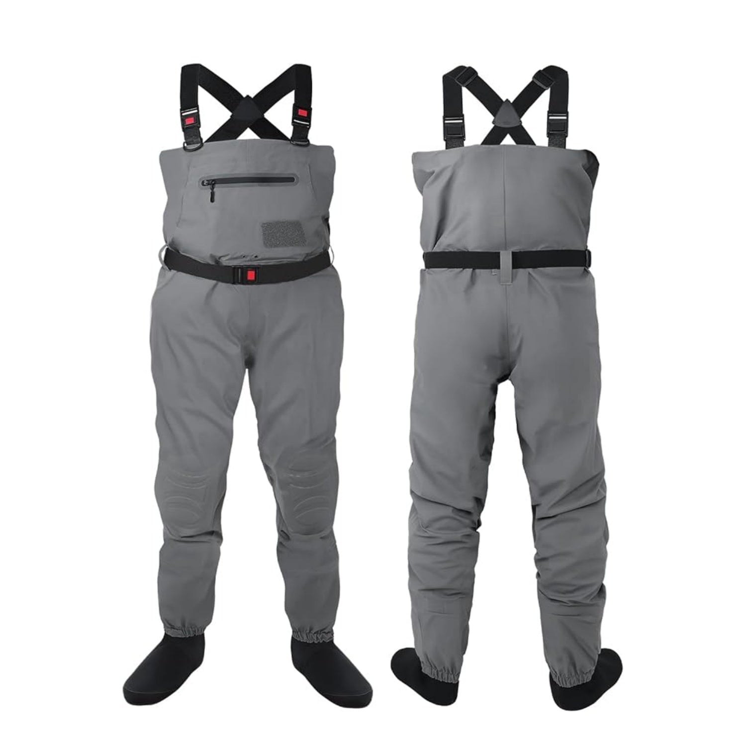DikaSun Breathable Stocking Foot Waders for Fly Fishing